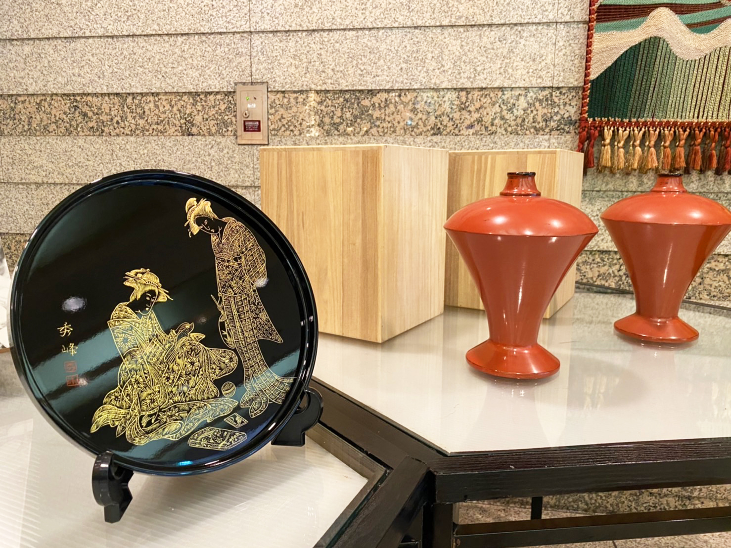 ホテルグランヴィア和歌山×紀州漆器がコラボレーション ホテルロビー展示で紀州漆器の魅力を再発見