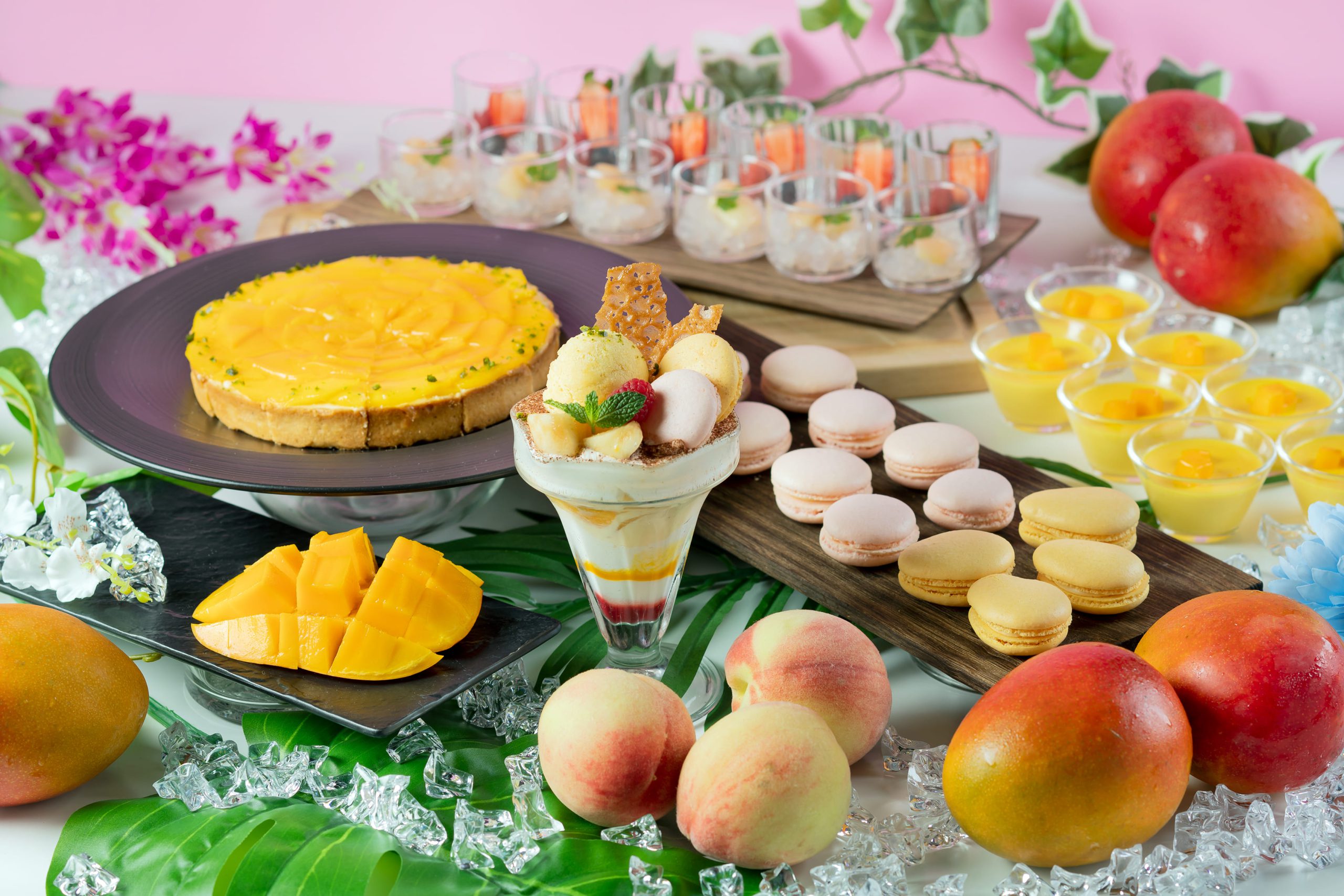 「和歌山マリーナシティホテル」で桃とマンゴーのスイーツビュッフェが開催♪