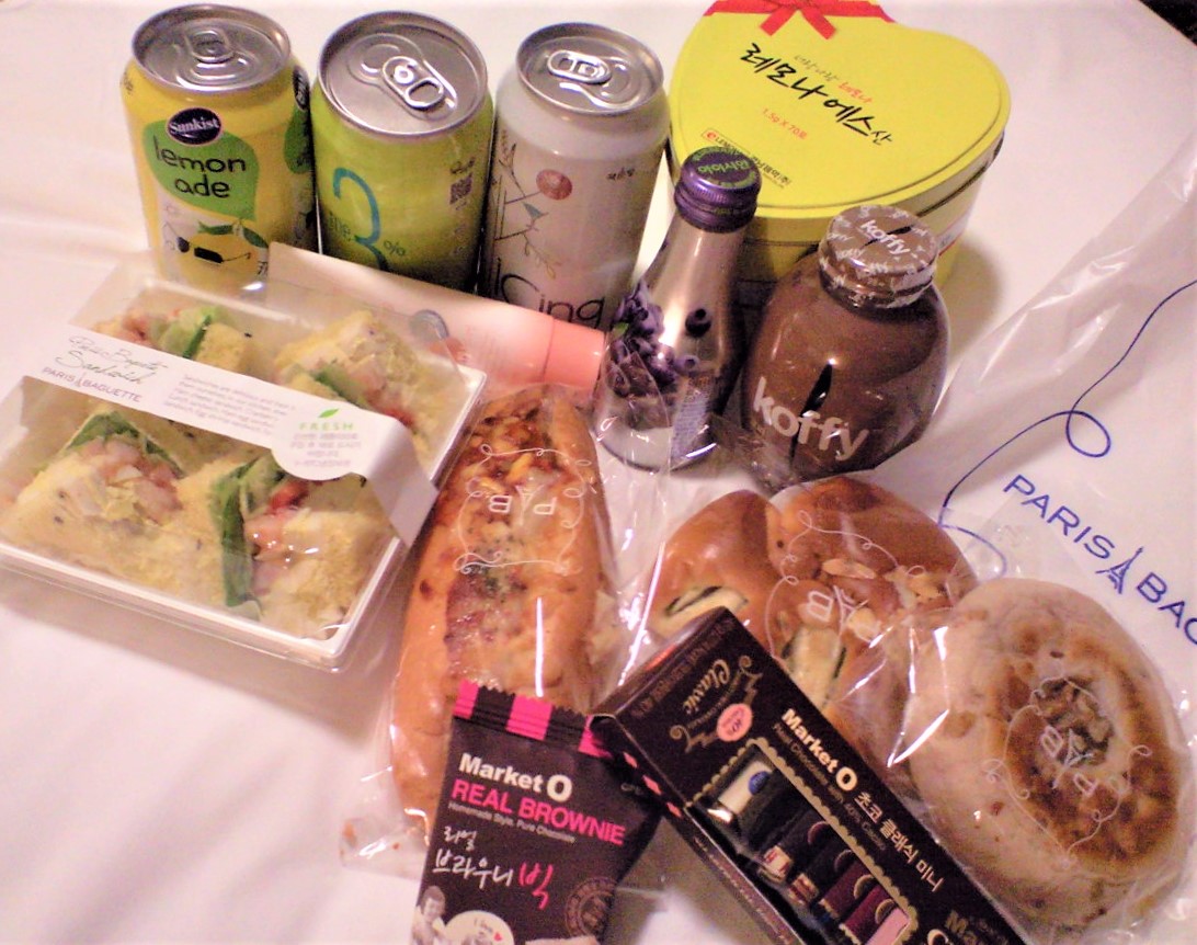 韓国のコンビニメニュー