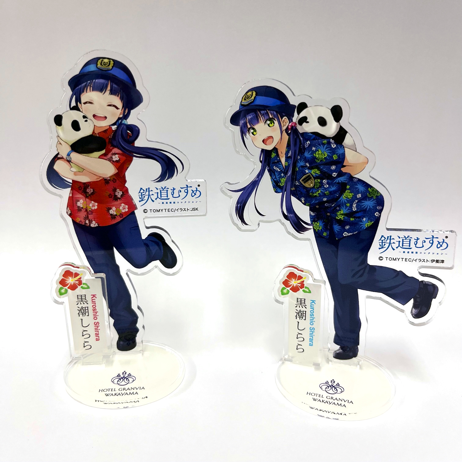 ホテルグランヴィア和歌山が、鉄道むすめ「黒潮しらら」のアクリルスタンド付き宿泊プランを販売