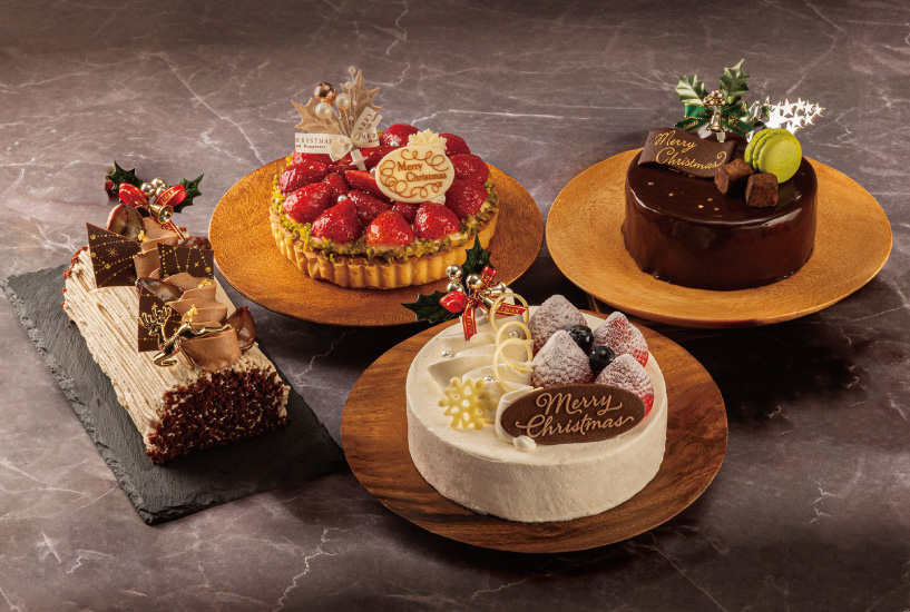 パティシエが贈るクリスマスケーキ4種　11月1日より予約開始／ホテルグランヴィア和歌山