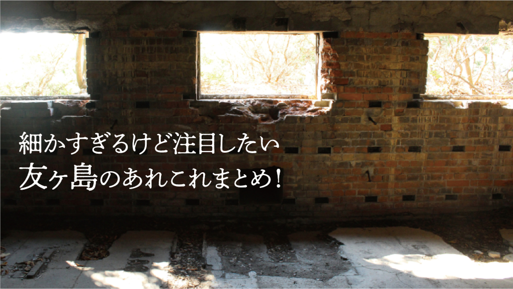 【その1】細かすぎるけど注目したい友ヶ島のあれこれをサキドリ！