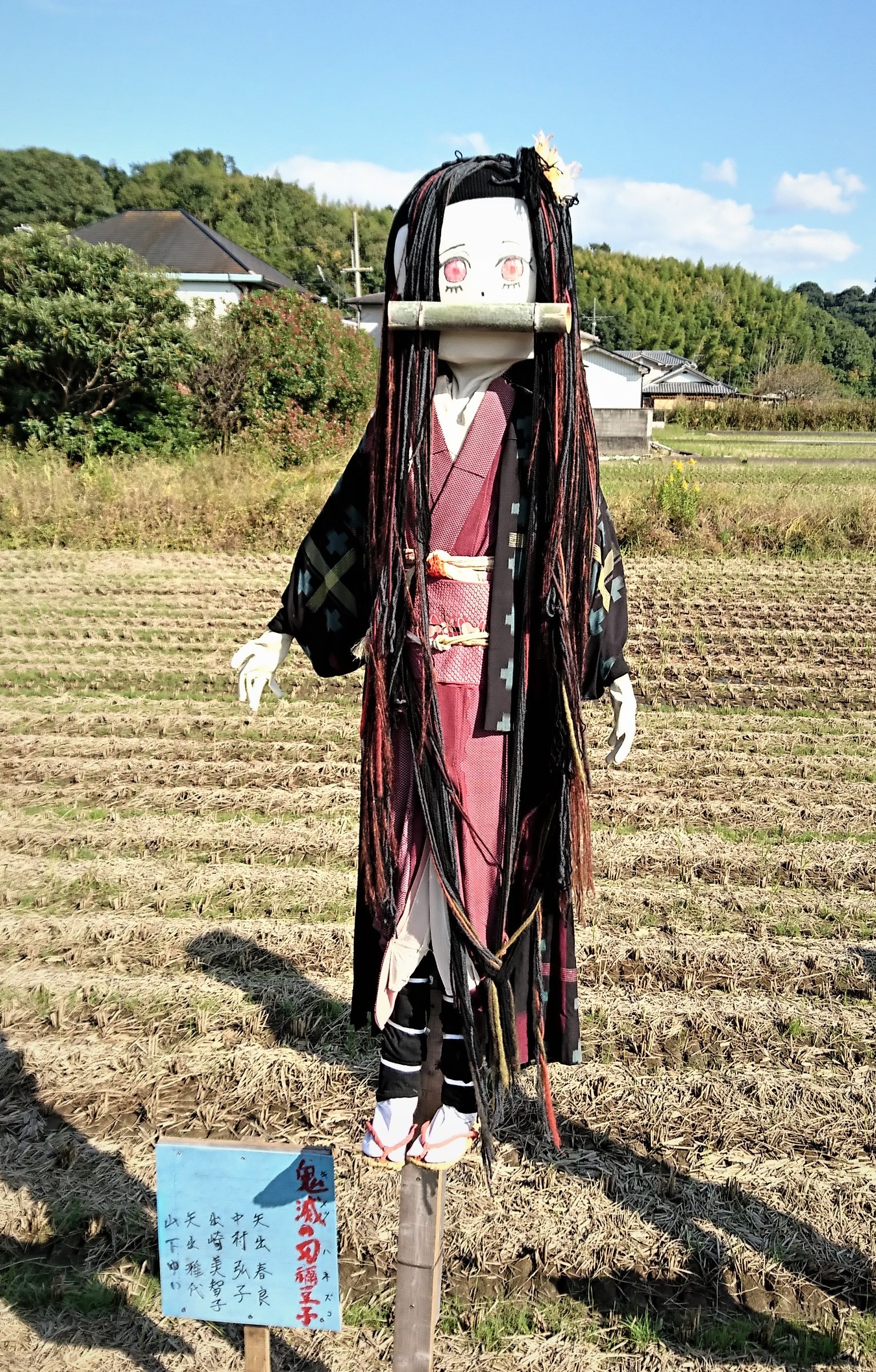 案山子めぐり始まってます！