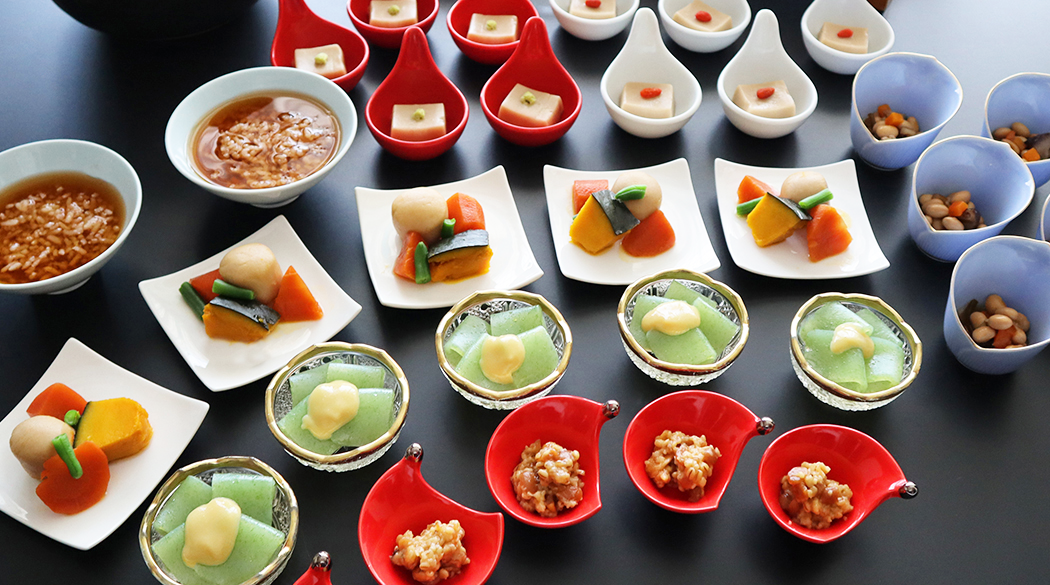 高野山「中央食堂 さんぼう」監修 ホテルグランヴィア和歌山 ホテルレストランの朝食で「精進料理」を提供